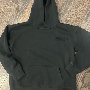 Essentials Charcoal Hoodie for Men